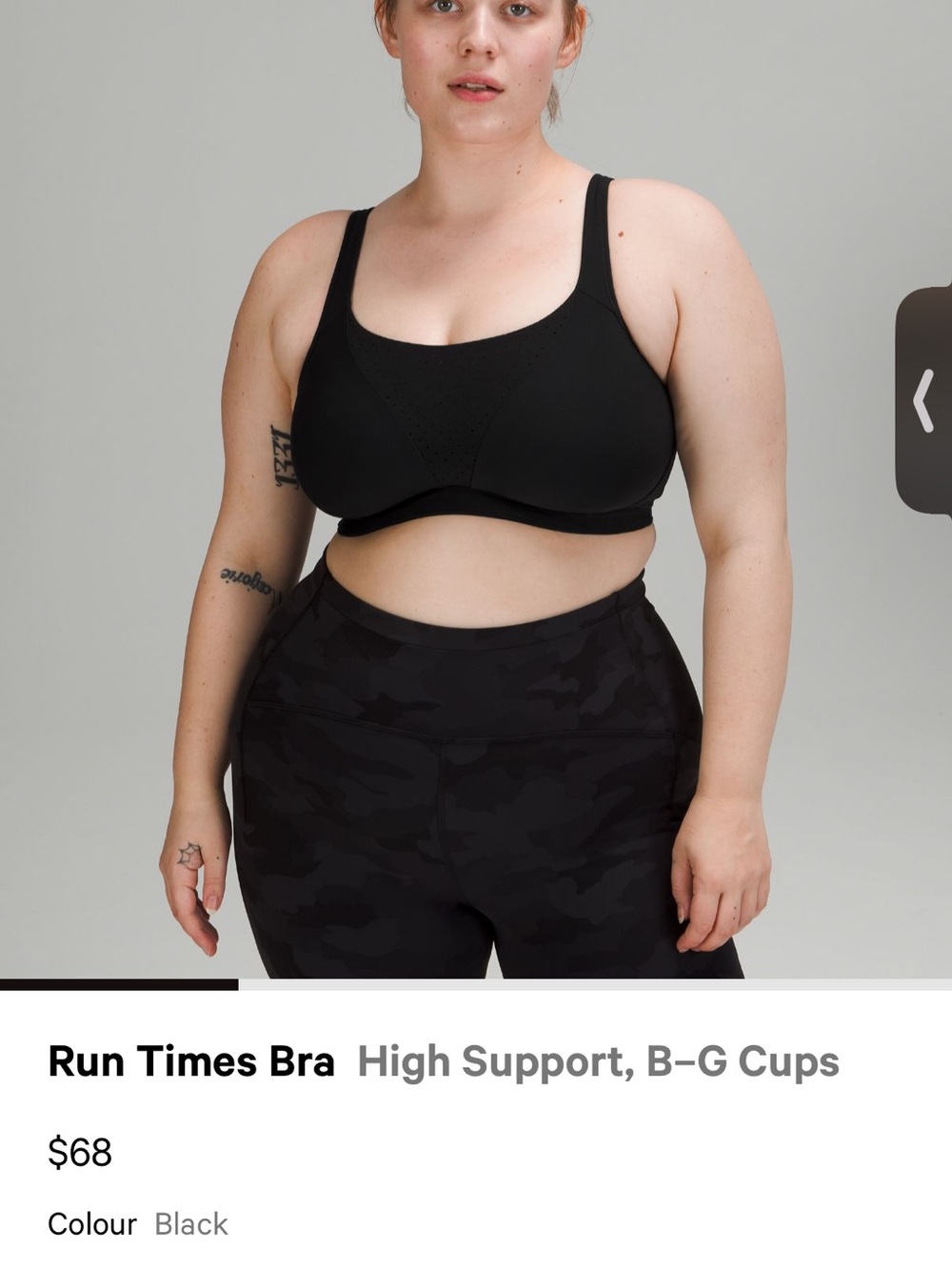 lululemon athletica navy High-Support Sports Bra